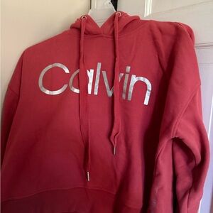 Calvin Klein Performance Red Hoodie
